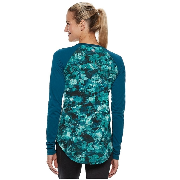 🧡 3/$15 last 1❣️ women's pink swirl crewneck long sleeve tee - Picture 2 of 5